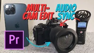 MULTI CAM EDITING AND AUDIO SYNC IN ADOBE PREMIERE PRO 