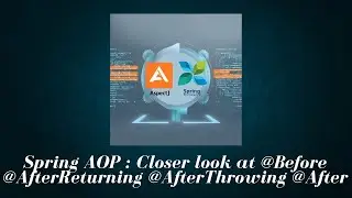Spring AOP Ch-4 : Features of advices @Before @AfterReturning @AfterThrowing @After with example