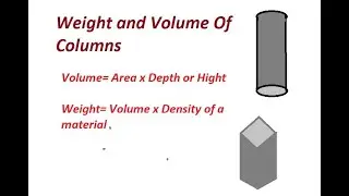 Volume and Weight of a Column