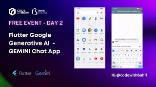 Flutter Chat App with Google Generative AI - Free Event Code with Bahri Part 2