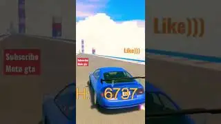 Crazy crash test gta5 8000km/h #gta5 #gtav #shorts #highspeed #gta6 #fail #crash #jump #mods #online