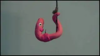 stop motion Earth worm