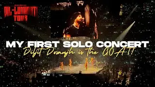 I went to @diljitdosanjh’s Dil-luminati concert alone • O2 Arena London • my first ever concert!