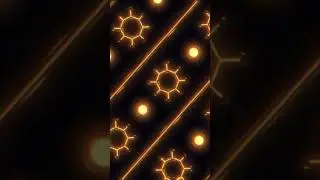 Glass Shapes (Orange) | Looping Background | After Effects | 2023 | #shorts