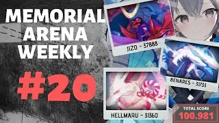 [Honkai Impact 3] Memorial Arena #20 - Jizo Mitama (37888), Hellmaru (31360), Benares (31733)