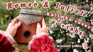 Romeo and Juliet kalimba tutorial ❤️(A time for us _ Andy Williams) kalimba cover +tabs 🎶