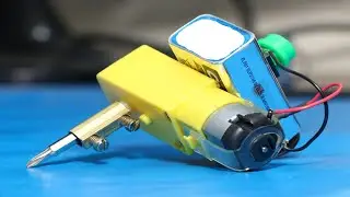 How to Make Powerful Electric Screwdriver at home.| Smart Solutions.