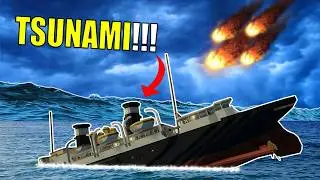 Ocean Liner CRASHES Into Rock In The North Sea In Stormworks!!!