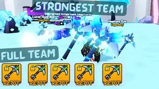 NEW! 🥳🔆 HUGE *SPACE WORLD*  IS READYYY And BEST PICKAXE In PICKAXE MINING SIMULATOR ROBLOX