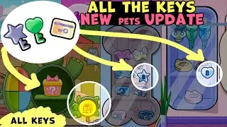 ALL THE KEYS new update pets in avatar world! pazu avatar world