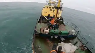 Эвакуация моряка с рыболовецкого судна 28.04.23 Моя вторая эвакуация в качестве спасателя-десантника