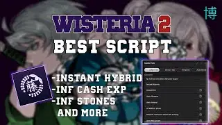 [UPDATED!] Wisteria 2 Script : Inf Cash/exp | inf stones #roblox #robloxexploit