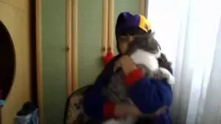 Просто показала кота)