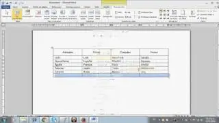 Cómo insertar columnas y filas en tablas de Word o Cómo poner filas y Columnas en tablas de Word