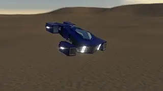 Flying Machine Test Animation 2 (Blender 2.70)