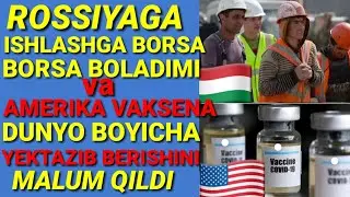 РОССИЯГА ВА КОЗОКА ИШЛАШГА ЧИКМОЧИЛАР УЧУН