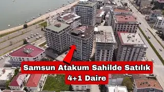 Samsun Atakum Sahilde Satılık Daire (4+1)