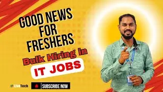 Top MNCs Hiring Freshers for Software Jobs in 2025: Don't Miss Out-LiveTech #hiring #freshers #job