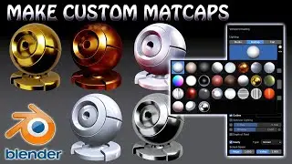 So, you want to make Custom Matcaps in Blender?