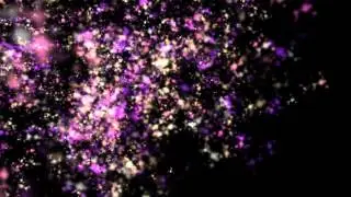 Background ANIMATION FREE FOOTAGE HD Particles Alive Purple Black Background