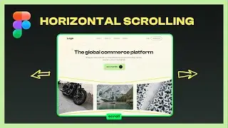 Website Horizontal Animation Scroll Master Smart Animate in Figma 