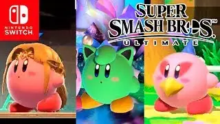 TODOS LOS TRAJES  Y PODERES DE KIRBY - Super Smash Bros. Ultimate | TheJotaBros