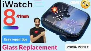 iWatch series 8 41mm touch glass replacement done. Apple watch glass change. How to repair iwatch