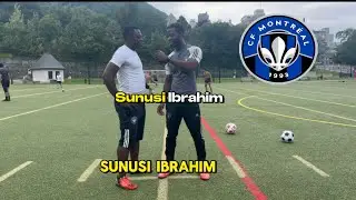 I CHALLENGED A CF MONTREAL PLAYER :SUNUSI IBRAHIM  #mls #cfmontreal