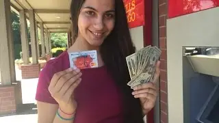 США. Снимаем доллары с украинской карты в банкомате. ПриватБанк