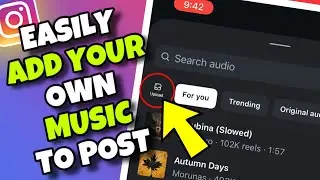(NEW UPDATE) How to Add your Own Music on Instagram Post *actually works