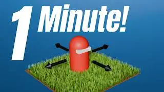 How to Make Player Movement in Unity 3d in 1 MINUTE!