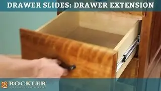 Drawer Slide Tutorial: Drawer Extension