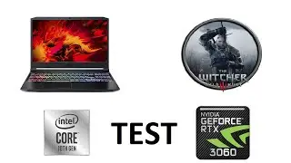 Acer Nitro 5 - The Witcher 3 - Wild Hunt - RTX 3060 I7-10750H