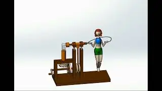 Девочка со скакалкой. / Girl with a skipping rope.