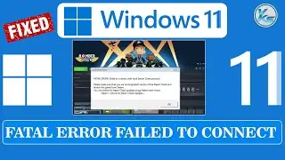 ✅ How To Fix FATAL ERROR: Failed to Connect With Local Steam Client Process