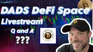 DADS DEFI LIVESTREAM: Portfolio Review Market CRASHES - The Snuggle Rebalance- Yield FARMING - Q & A