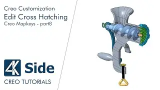 Edit Cross Hatching | Creo Mapkeys - part8 | Increasing the efficiency