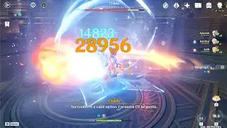 STAFF OF HOMA FULL GLAD XIANGLING CO-OP vs CHILDE (TARTAGLIA) BOSS | Genshin Impact