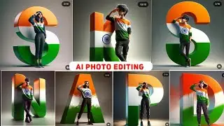 15 August Name Letter Ai Photo Editing | Independence Day Ai Photo Editing | Trending Ai Name Art