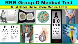 Must Check These Before RRB Group-D Medical Exam || Some Important Tests || My Experience || 2023