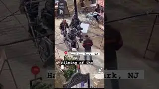 Rick spotted filming for Rick and Michonne series #thewalkingdead #rickgrimes #shorts