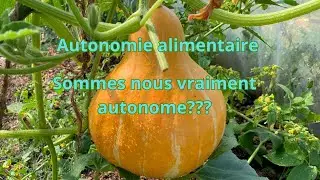 Sommes nous vraiment autonome???