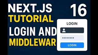 Next js Tutorial No:16 Login and middleware