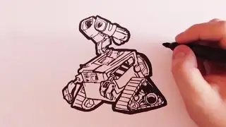 Como Dibujar a Wall-E - How to Draw Wall-E