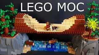 LEGO Hollow Log Bridge MOC