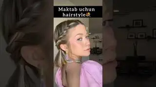 ~kalta sochli qizlaga maktab uchun hairstyle🌺~ #shorthairstyles #hairtutorial #schoolhair