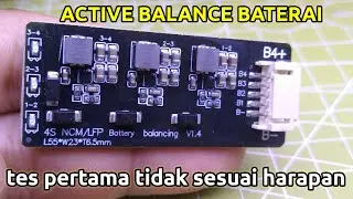 ACTIVE BALANCE UNTUK KESEIMBANGAN BATERAI [ tidak sesuai harapan]