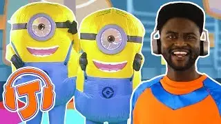 Jazzper Sings Minion's Song 💛 Songs For Kids With Lyrics - New Nursery Rhymes Videos
