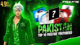 Biggest #FreeFire YouTubers of Pakistan - 2024