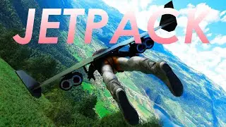 Jet Pack in the Alps MSFS